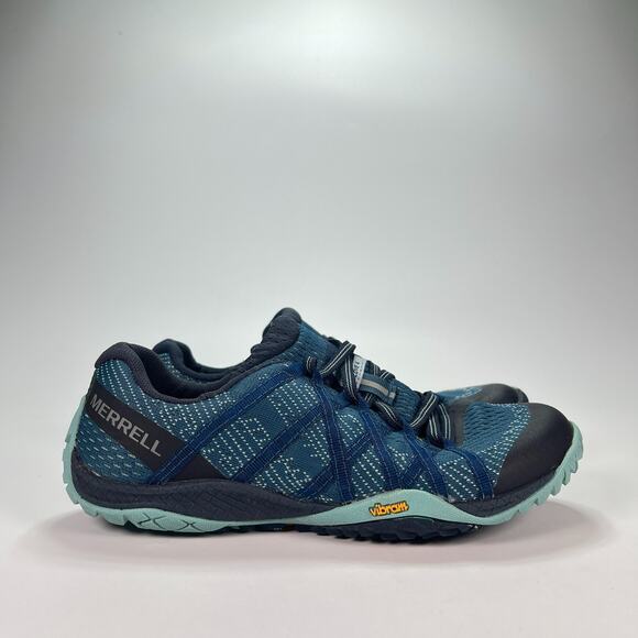Merrell Trail Glove 4 Blue Minimalist Barefoot Running Shoes Women’s Sz 5.5 - Picture 1 of 10
